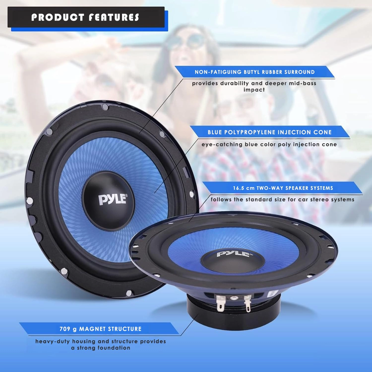 PL650CBL - 6.5 Inches Component