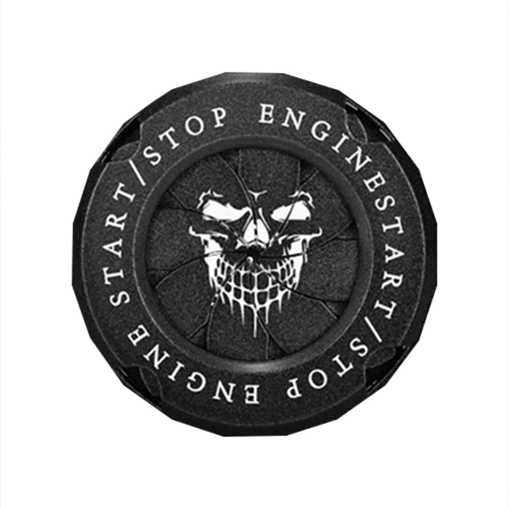 woobles Start Stop Button Cover - Zinc alloy Skull Pattern