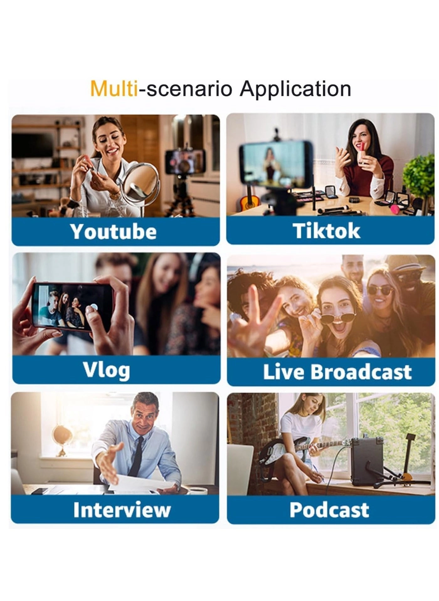 3-in-1 Wireless Microphone Wireless Microphone