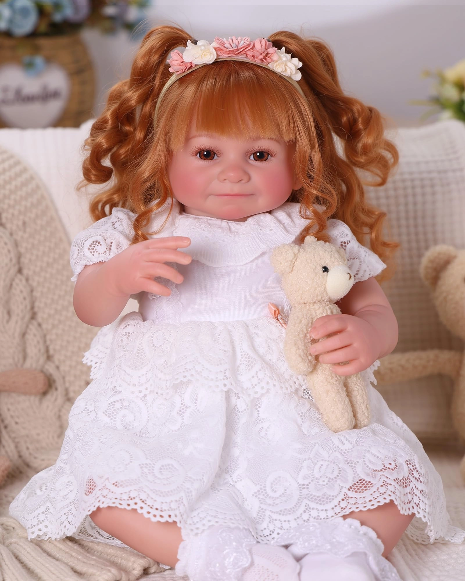 BABESIDE Bemi Reborn Baby Doll - 20 Inch Cloth Body Ages 3+