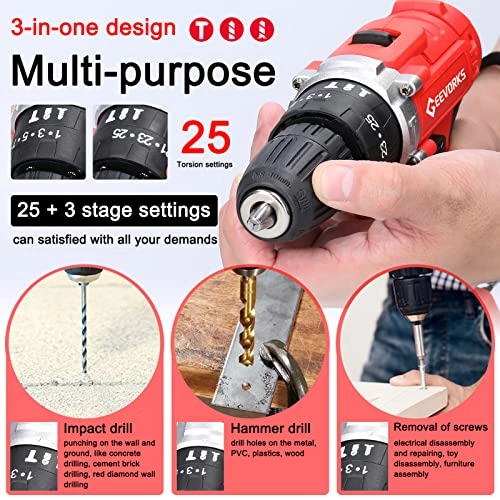 Electric Drill - 21V 1300mAh