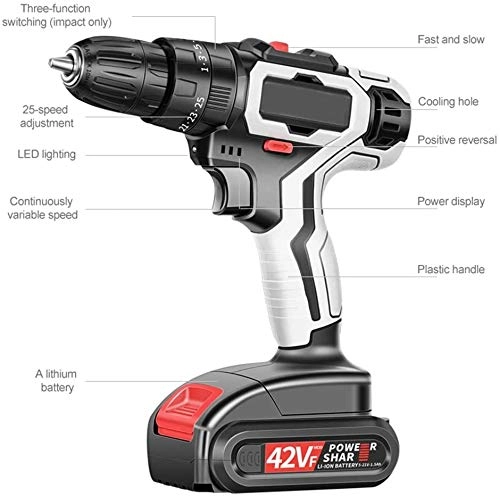 Two-Speed Rechargeable Lithium Electric Impact Wrench - 30 (n*m)