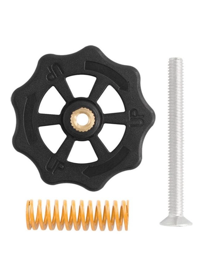 Levelling Nut Compression Springs And Screws - 12-Piece Multicolour