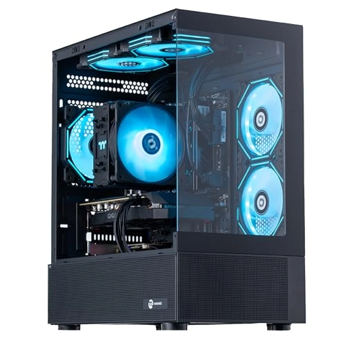NINGMEI Gaming PC - Ryzen 5 5500 16GB 1TB