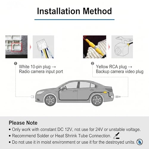 10 Pin Backup Camera Harness Adapter