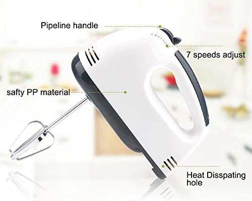7 Speed Dough Hand Mini Mixer - 100W