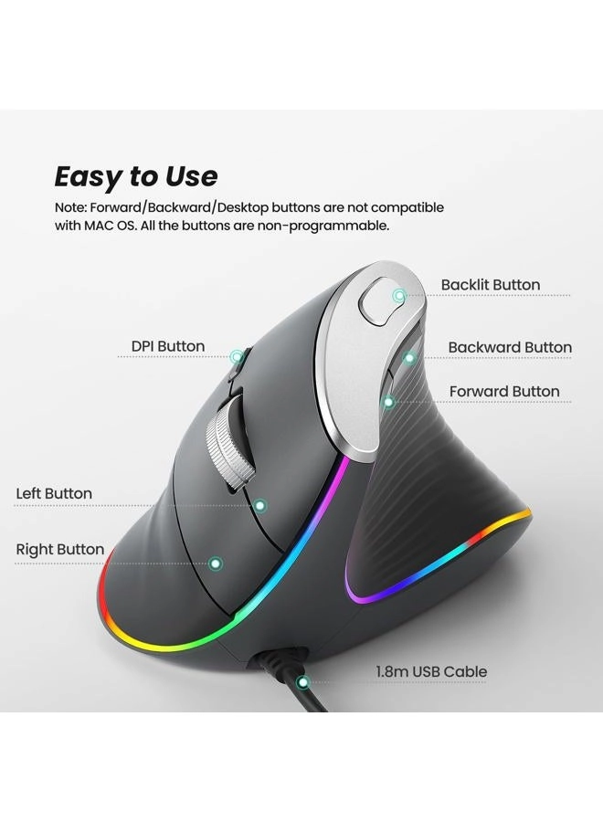 Vertical Mouse - USB