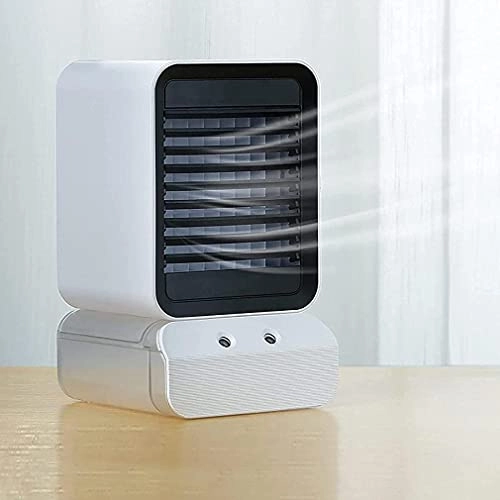 Personal Air Cooler - Portable 3 Wind Speeds 7 Colors LED Lights