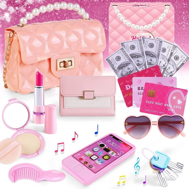 MZA STORES Purse Makeup Toys For Girls