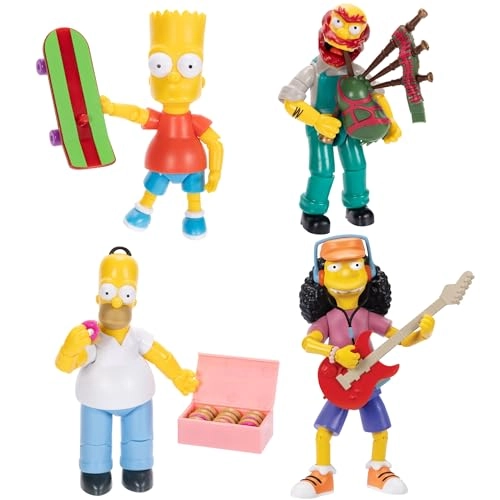 The Simpsons Action Figures (250224) 4 pcs