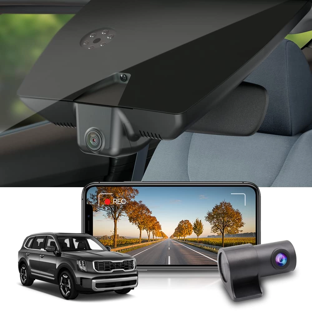 FITCAMX Dash Cam 1440 X 1080 pixels for Kia Telluride 2020-2022