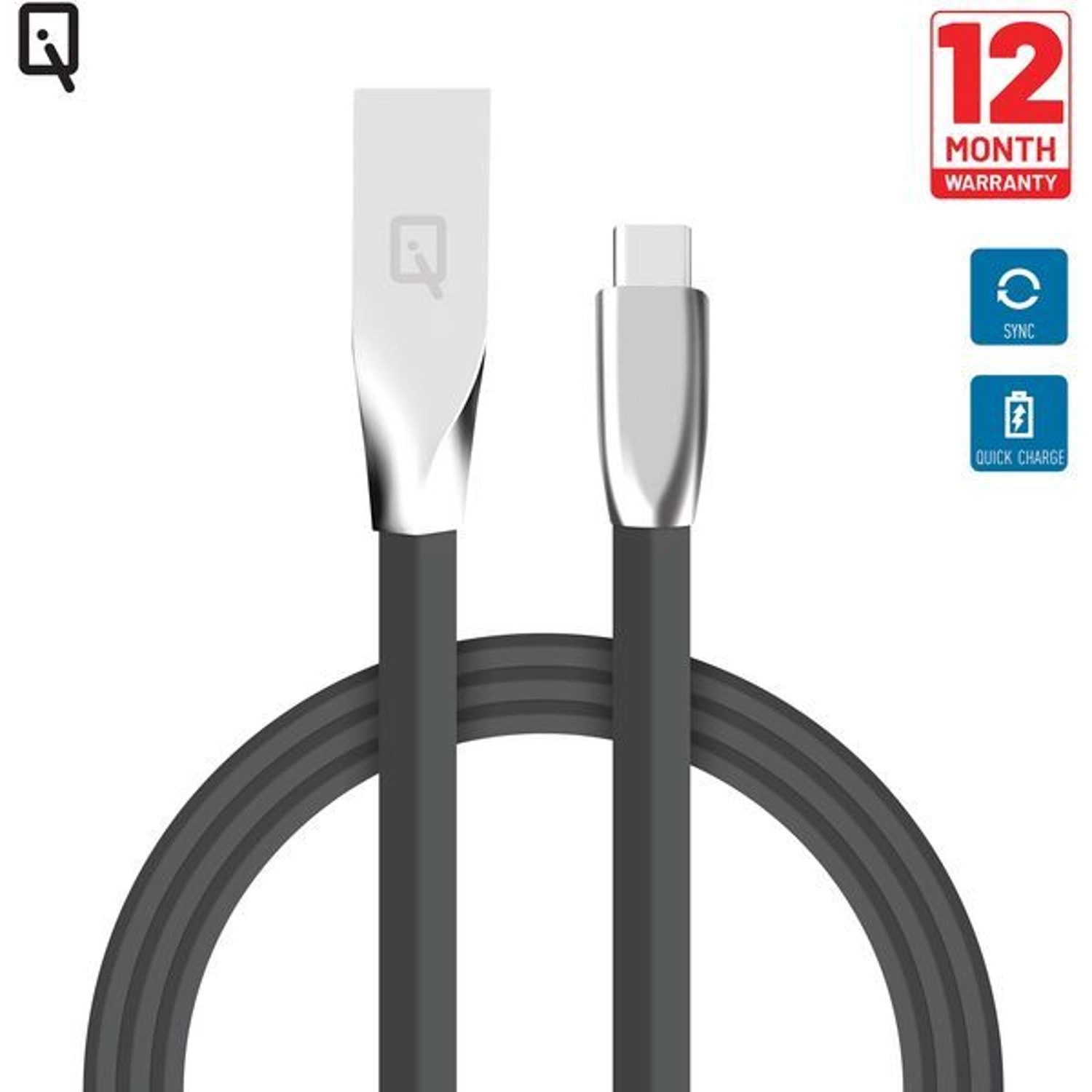 Zinc Alloy USB Type C Cable USB-C 1m