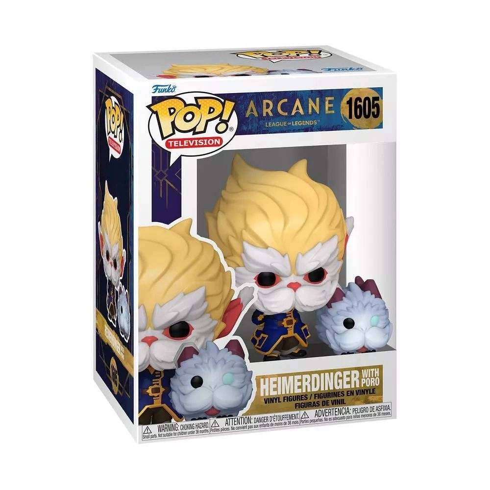 Heimerdinger - Arcane Lol S1 - with Poro Vinyl Figures