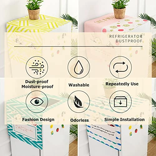 Fridge Dust Cover - Top Multi-Functional Side Storage