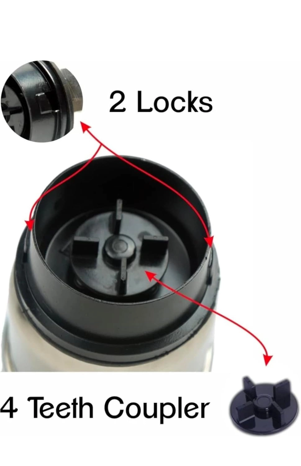 Mixer Grinder Jar - 200 ml 400 ml