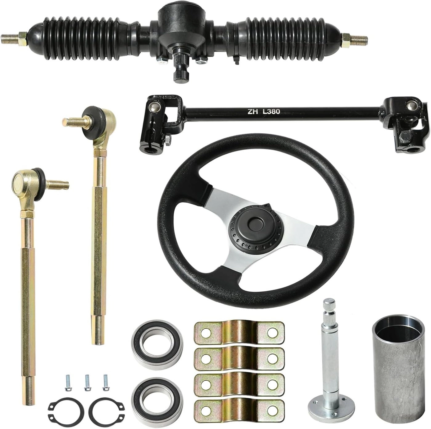 JNDO Go Kart Steering Kit - go karts, golf carts, and UTVs
