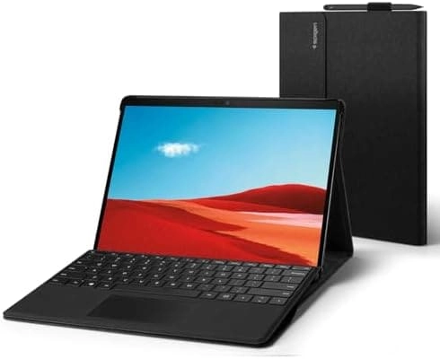 Spigen Stand Folio Case with Pen Holder for Microsoft Surface Pro 11 / Surface Pro 10 / Surface Pro 9 / Surface Pro 8 (2024/2022/2021)