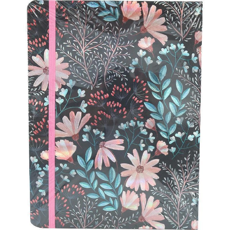 Notebook 19 X 26 cm Spiral - Grid 100 Sheets