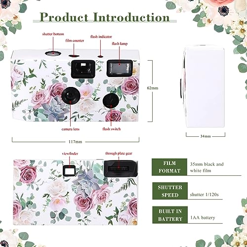 Disposable Camera - 10 Pack 35mm Flash