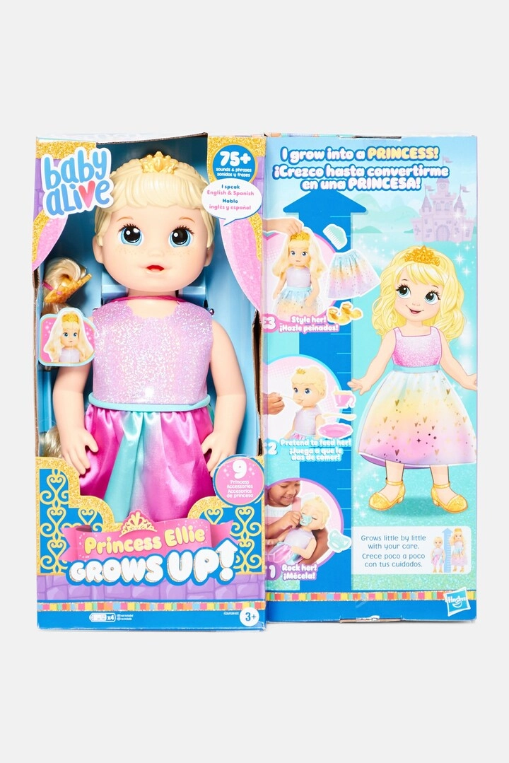 Hasbro Princess Allie Baby Doll - Grows Up Pink Ages 3+