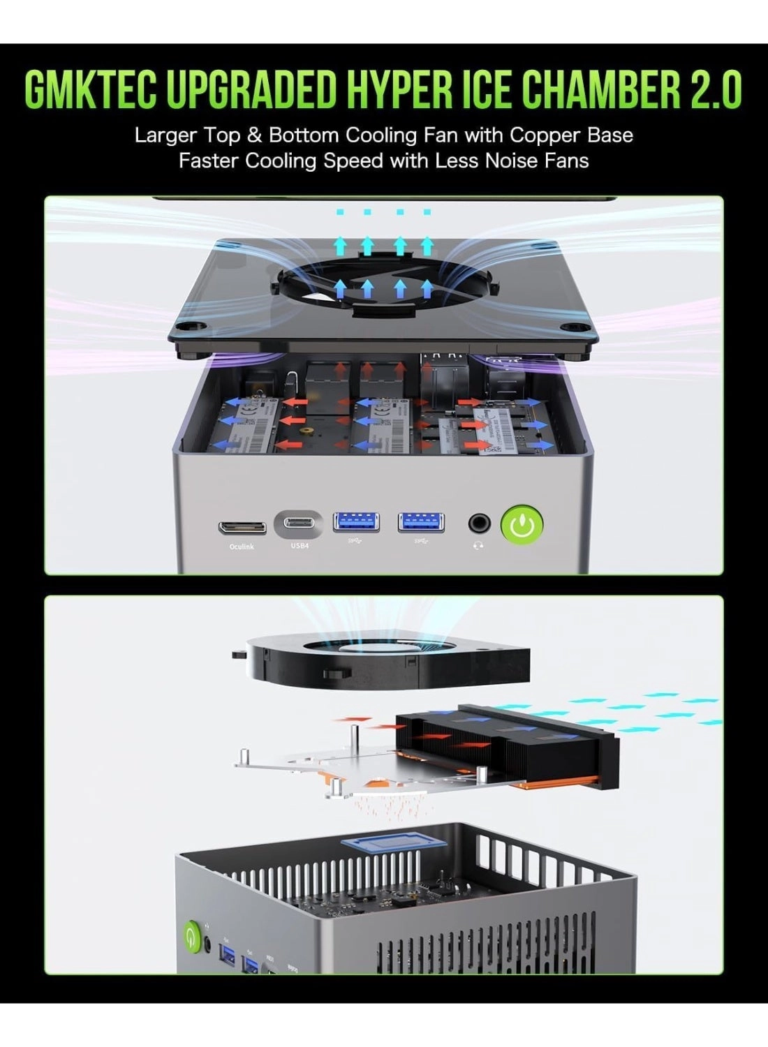 NucBox M7 - SSD 1TB 32GB AMD Ryzen 7 PRO 6850H