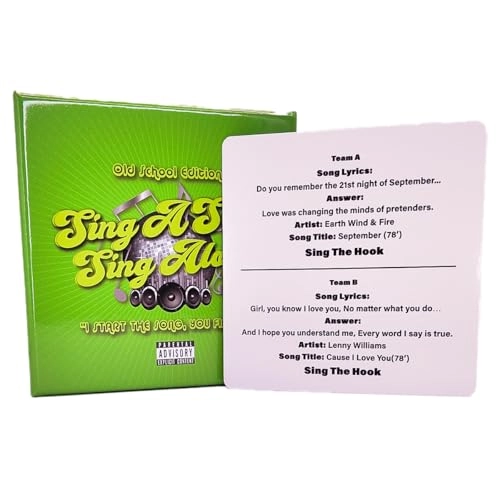 Sing A Song Sing Along - English 17 years and up 60 cards