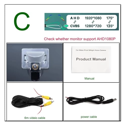 Car Reversing Camera - Night Vision AHD1080P