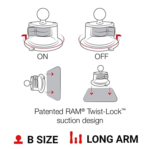 X-Grip Large Phone with Twist-Lock Suction Cup Base