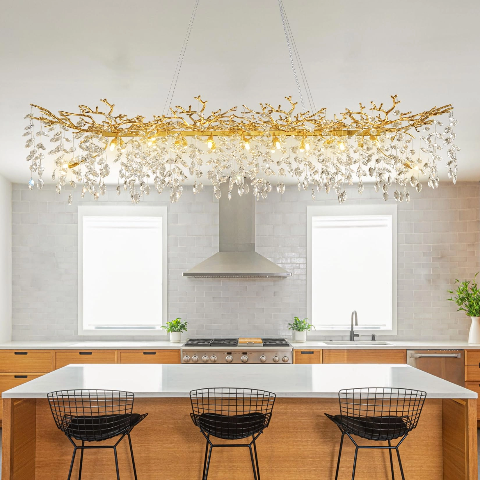 YIOSI Tree Branch Chandelier - 3000K Dimmable