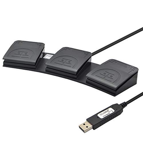 FS2020U1SW M - USB Foot Switch Keyboard Mouse Control Pedal USB, usb-c