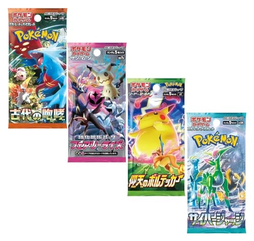 Pokemon GO Booster Pack - 4x 6 cards + Toploader