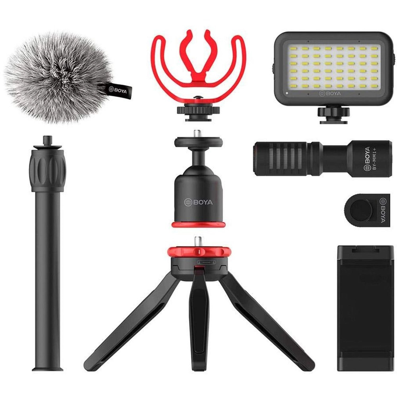 BOYA VG350 - Video Kit + MM1+ - Shotgun Microphone 3.5mm-Mini-Jack Microphone