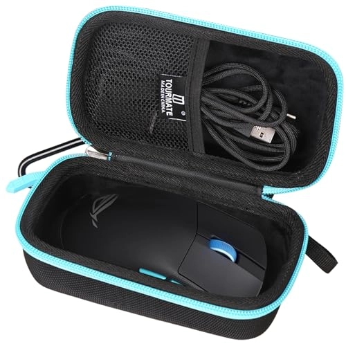 Hard Case - Travel 54g Ultra-Lightweight Black + Cyan