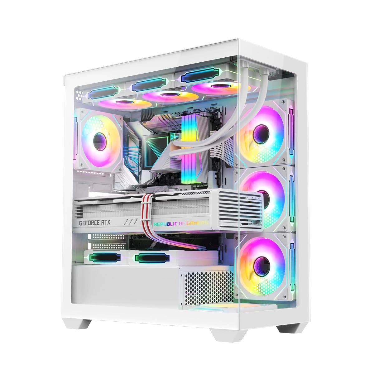 RUIX OV603 - Tempered Glass ATX Mid-Tower