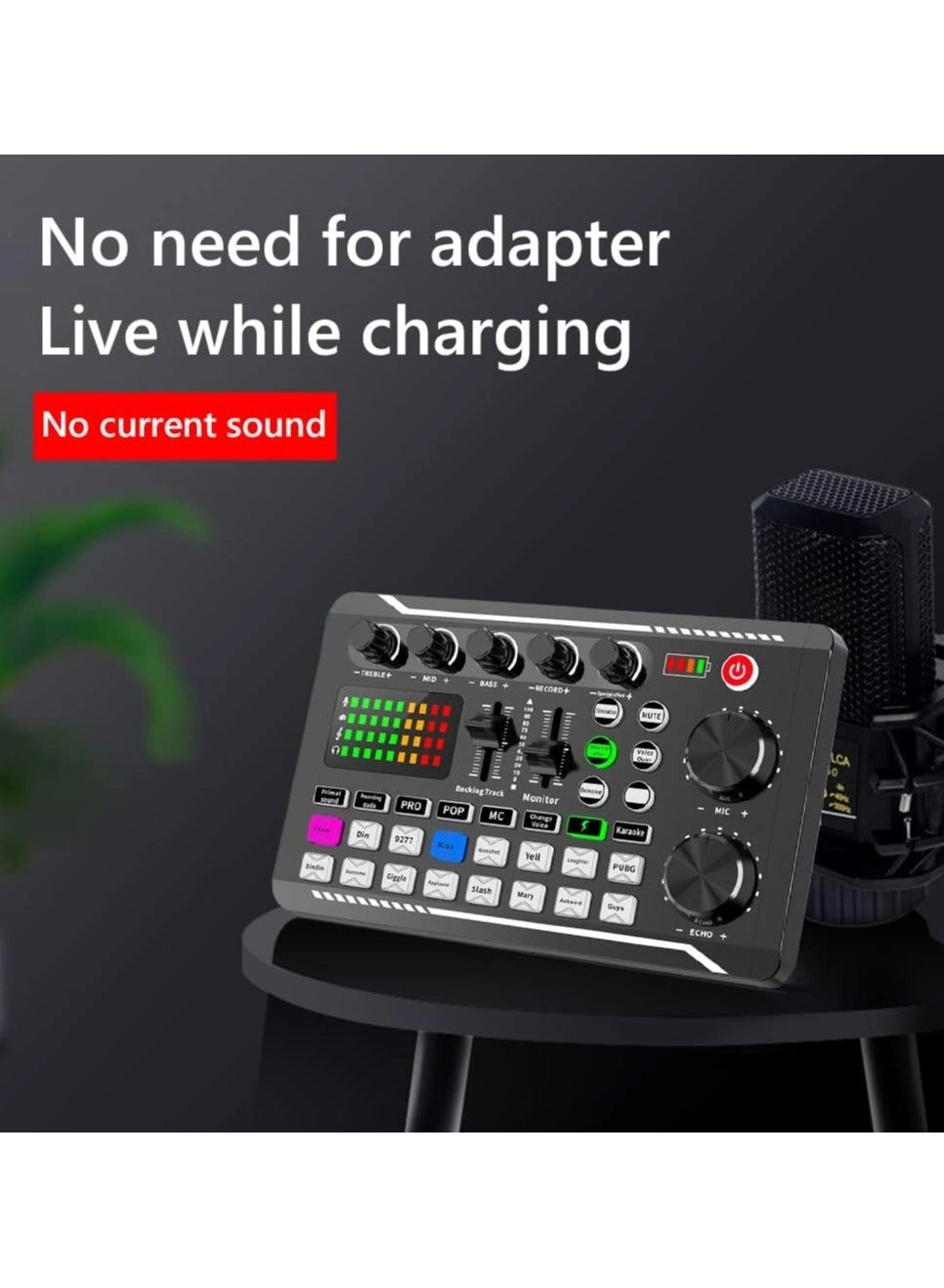 F998 - 16 Sound Effects Bluetooth-compatible 1200mAh battery