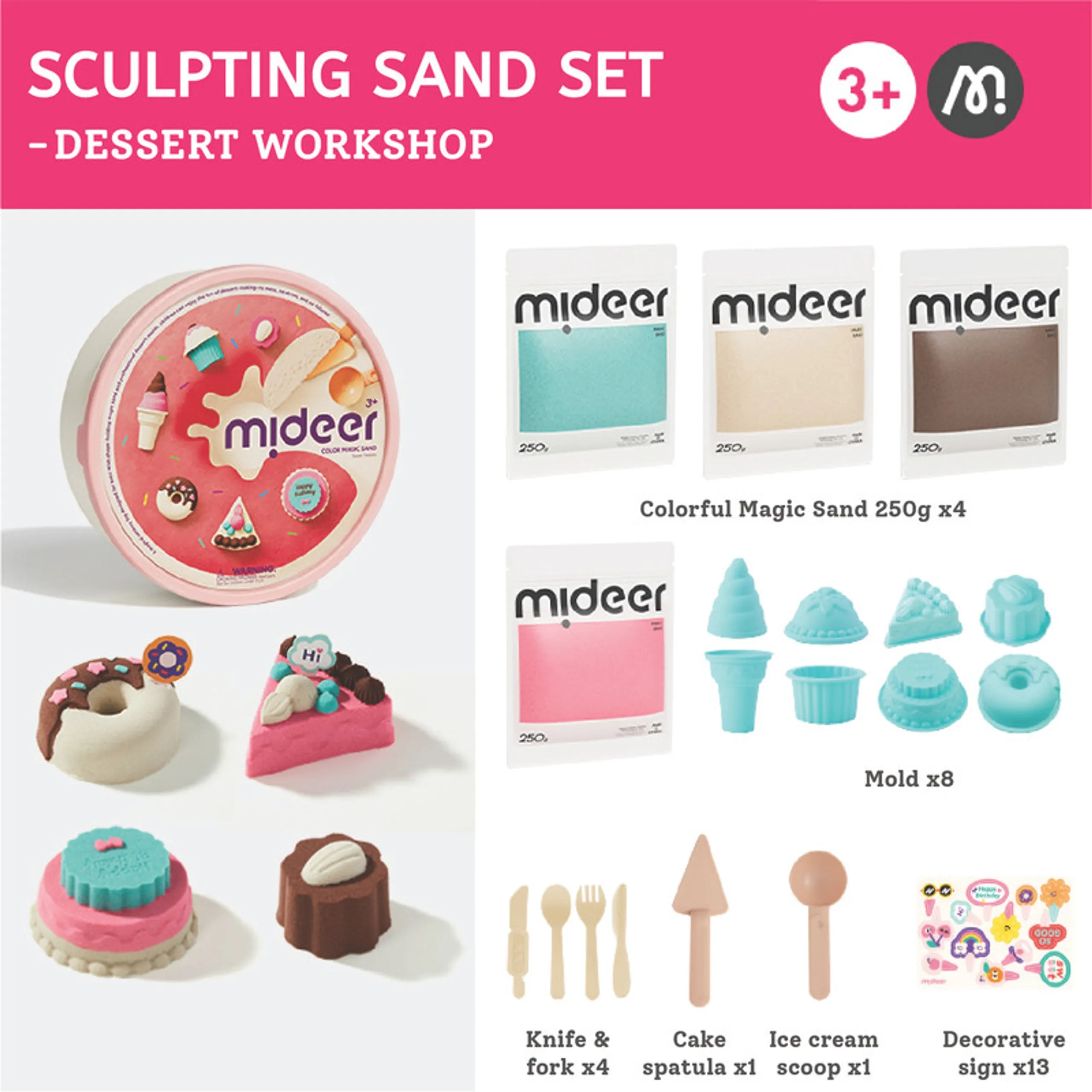 Velvet Magic Sand Set - 3+ years