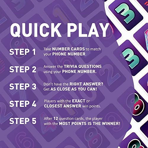 Play Your Number - Family Trivia Card Game