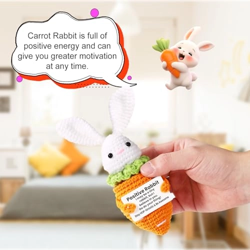 Bunny Positive Crochet - 12 cm
