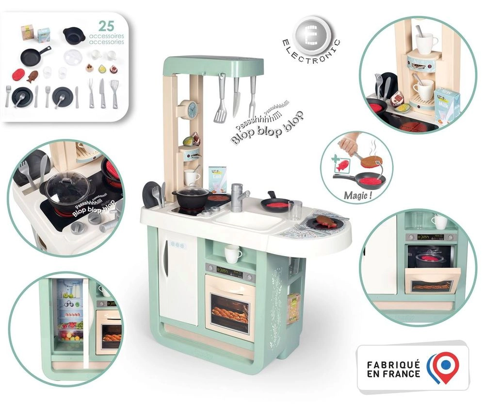 Cherry Kitchen Pretend Playset - 25 pcs (26106585-7600310914)