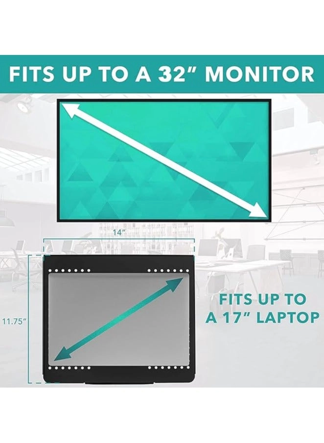 Dual Monitor Stand - 32 inch 75mm x 75mm 100mm x 100mm