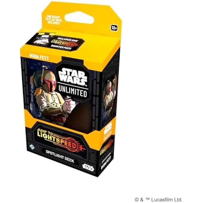Star Wars: Unlimited Jump to Lightspeed Boba Fett Spotlight Deck - 50-card