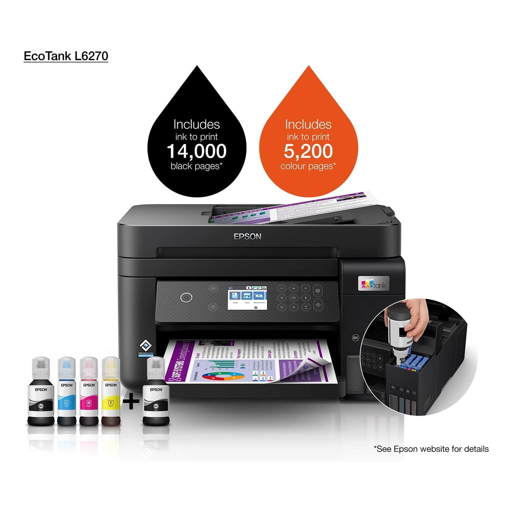 Ecotank L6270 - Inkjet Color
