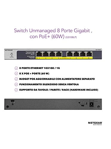 GS108LP-100EUS 8-ports