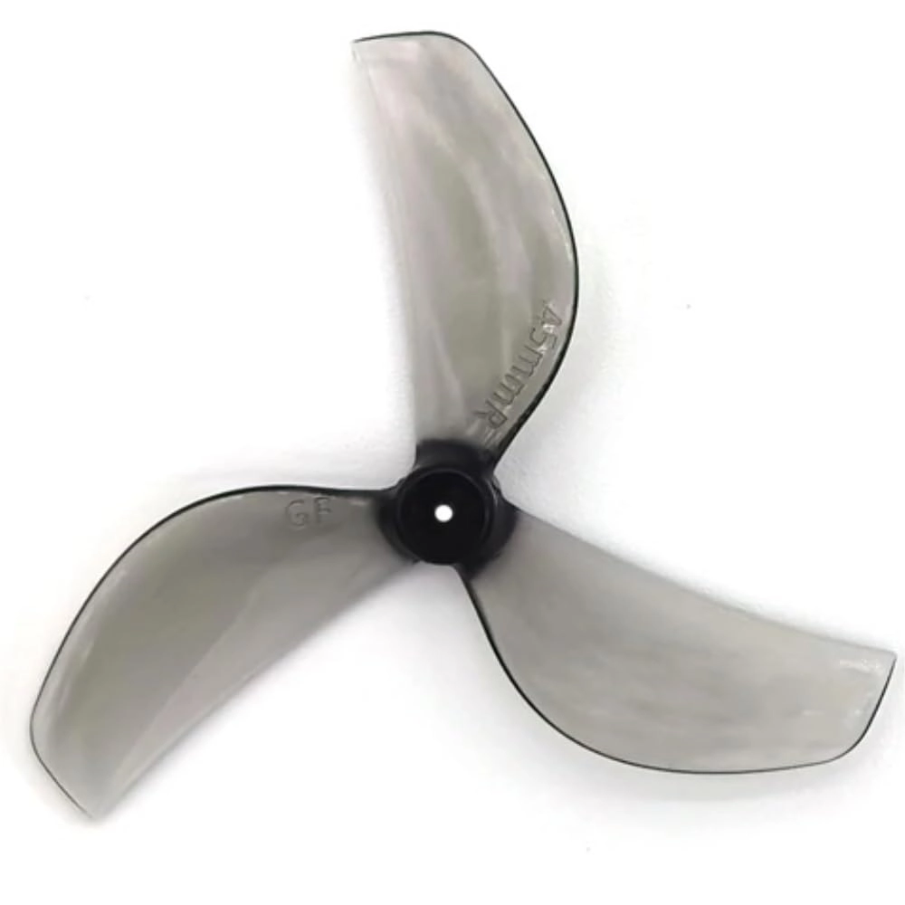 3-Blade Propellers - 4 Pairs 1.5 mm Clear Grey