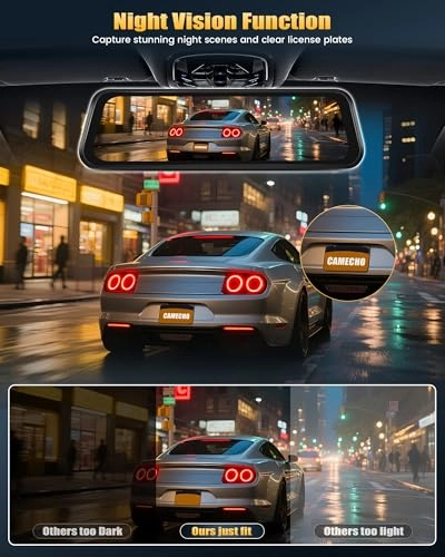 Mirror Dash Cam - 1080P