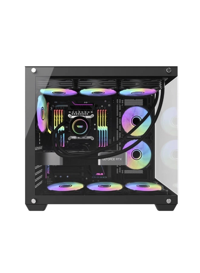 darkFlash C285P - Dual Glass Mid Tower