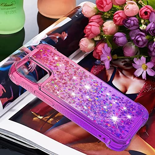 Glitter Moving Quicksand Flowing Cover Silicone Bumper for iPhone 12