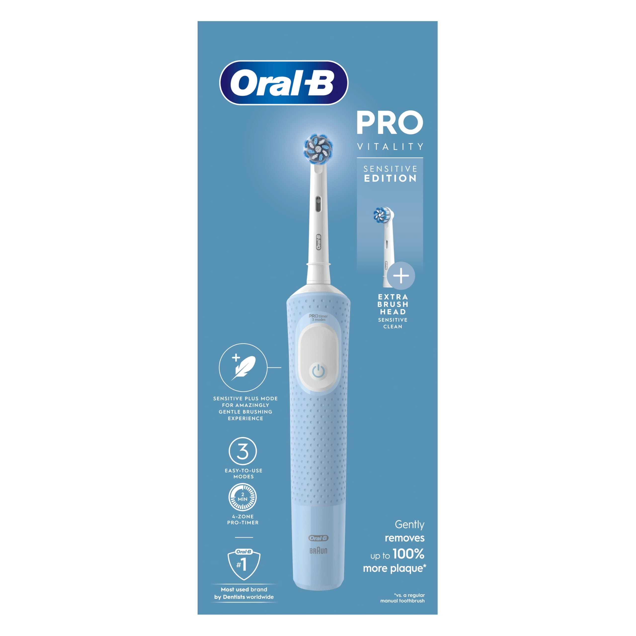 Vitality Pro - Electric Toothbrush Blue 3 Modes