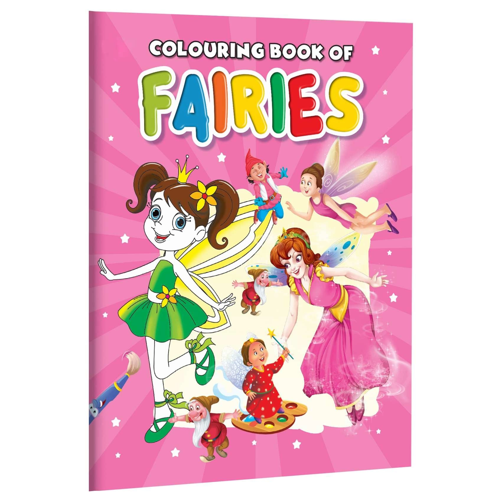 Carrefour Sawan Fairy Colouring Book - fairy-themed illustrations high-quality paper