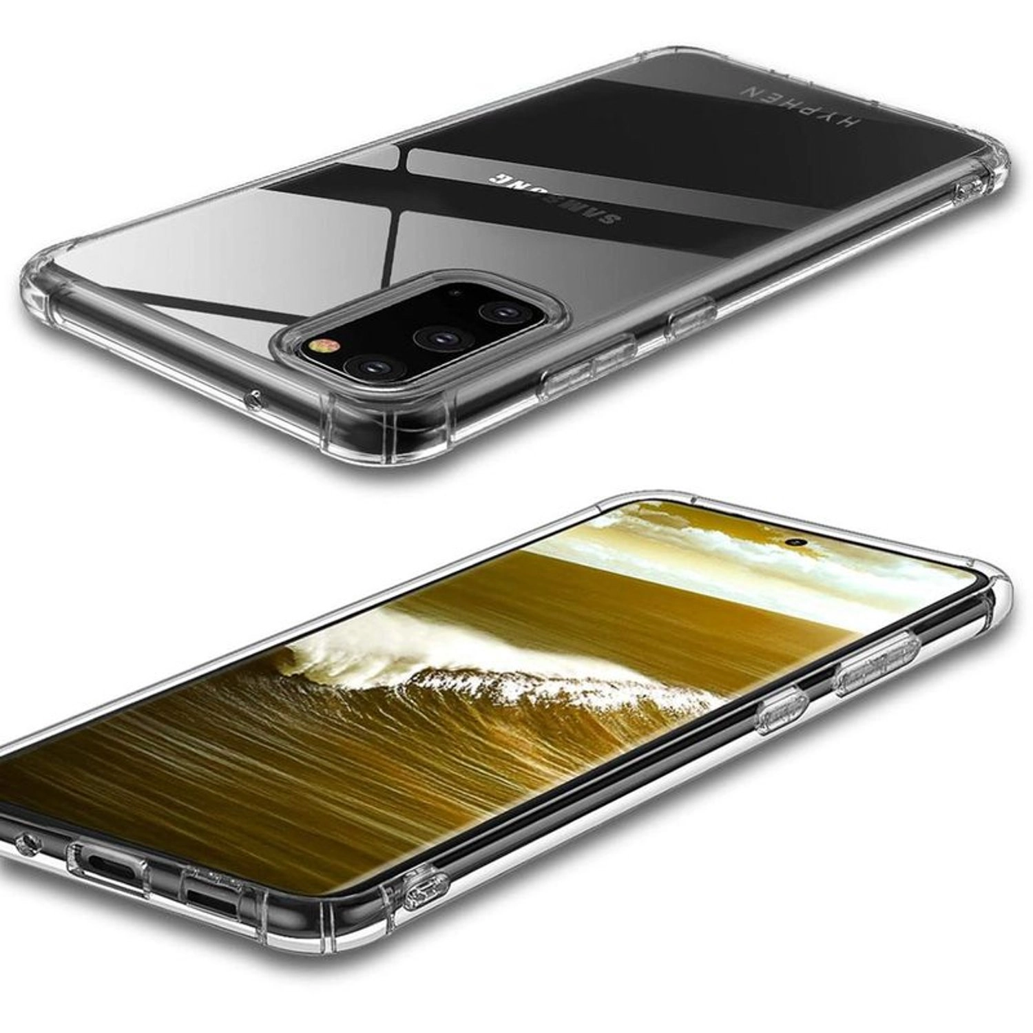 Drop Protection Clear Case for Samsung Galaxy S20